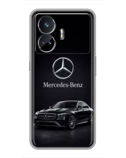 Чехол для Realme GT Neo 5 с картинкой «Mercedes — решетка радиатора»