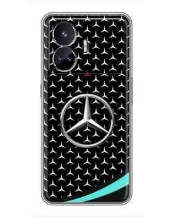 Чехол для Realme GT Neo 5 с картинкой «Mercedes — бирюзовый акцент»