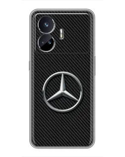 Чехол для Realme GT Neo 5 с картинкой «Карбоновый Mercedes стиль»
