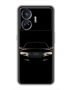Чехол для Realme GT Neo 5 с картинкой «Audi — ночной контур»