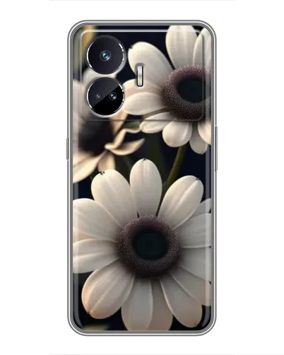 Чехол для Realme GT Neo 5 с картинкой «Белые маргаритки макро»