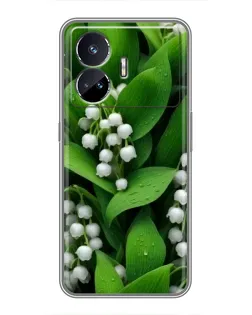 Чехол для Realme GT Neo 5 с картинкой «Ландыши в зелени»