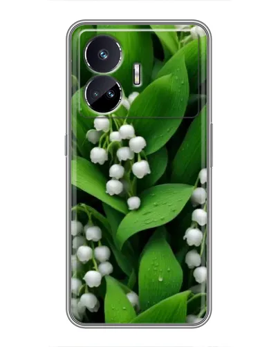 Чехол для Realme GT Neo 5 с картинкой «Ландыши в зелени»
