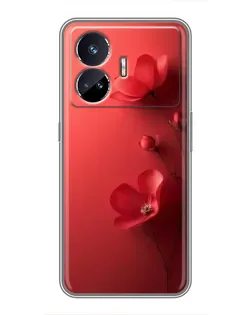 Чехол для Realme GT Neo 5 с картинкой «Маковые соцветия»
