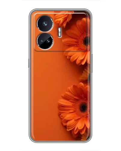 Чехол для Realme GT Neo 5 с картинкой «Оранжевые герберы»