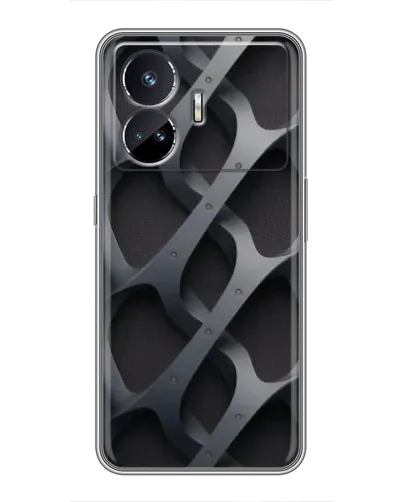 Чохол для Realme GT Neo 5 з картинкою «Об'ємне сіре плетіння» Чохол для Realme GT Neo 5 з картинкою «Об'ємне сіре плетіння»