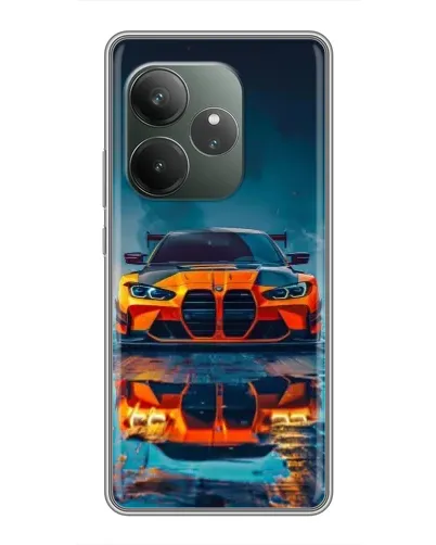 Чехол для Realme GT Neo 6 SE с картинкой «BMW — золотая эмблема» Чехол для Realme GT Neo 6 SE с картинкой «BMW — золотая эмблема»