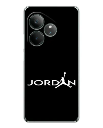 Чехол для Realme GT Neo 6 с картинкой «Jordan White Logo» Чехол для Realme GT Neo 6 с картинкой «Jordan White Logo»
