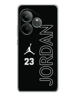 Чехол для Realme GT Neo 6 с картинкой «Jordan Vertical»