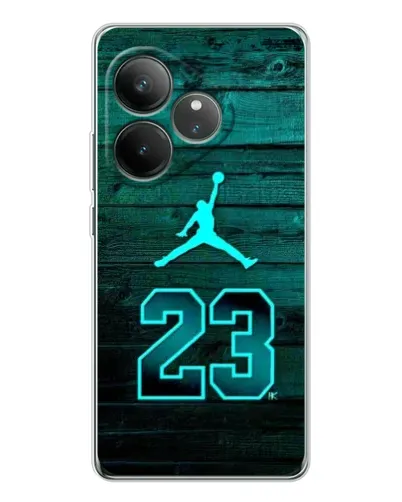 Чехол для Realme GT Neo 6 с картинкой «Jordan Cyan 23» Чехол для Realme GT Neo 6 с картинкой «Jordan Cyan 23»