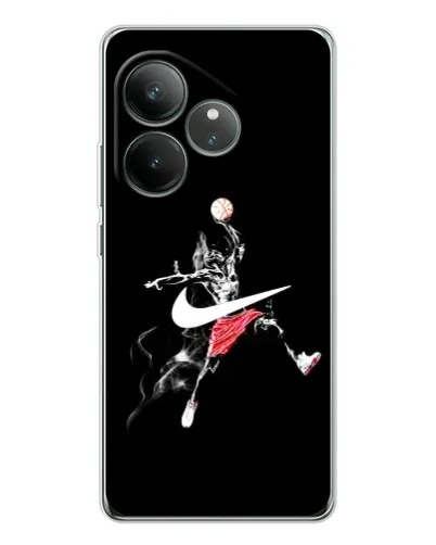 Чехол для Realme GT Neo 6 с картинкой «Jordan Jumpman» Чехол для Realme GT Neo 6 с картинкой «Jordan Jumpman»