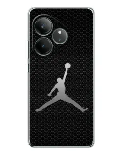 Чехол для Realme GT Neo 6 с картинкой «Jordan Dark Carbon»