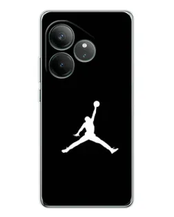 Чехол для Realme GT Neo 6 с картинкой «Jordan Silhouette»