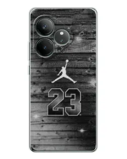 Чехол для Realme GT Neo 6 с картинкой «Jordan Carbon 23»