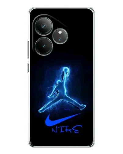 Чехол для Realme GT Neo 6 с картинкой «Jordan Neon Blue» Чехол для Realme GT Neo 6 с картинкой «Jordan Neon Blue»