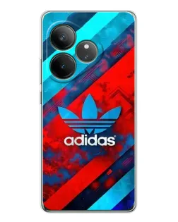Чехол для Realme GT Neo 6 с картинкой «Абстракция Adidas»