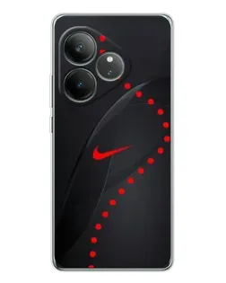 Чехол для Realme GT Neo 6 с картинкой «Абстрактный дизайн Nike»