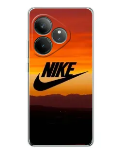 Чехол для Realme GT Neo 6 с картинкой «Nike — вечерний горизонт»