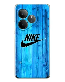 Чехол для Realme GT Neo 6 с картинкой «Голубое дерево Nike»