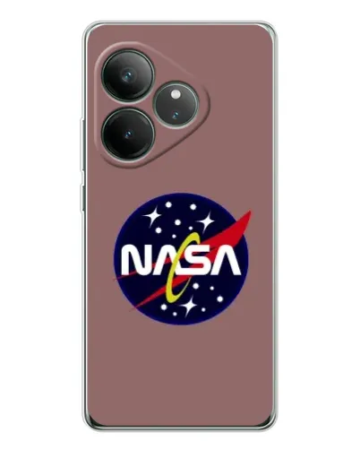 Чехол для Realme GT Neo 6 с картинкой «NASA — ретро космос»