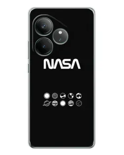 Чехол для Realme GT Neo 6 с картинкой «NASA — технический принт» Чехол для Realme GT Neo 6 с картинкой «NASA — технический принт»