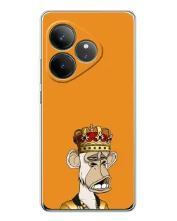 Чехол для Realme GT Neo 6 с картинкой «Золотая обезьяна Bored Ape»