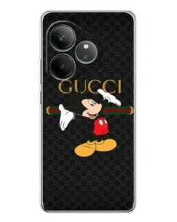 Чехол для Realme GT Neo 6 с картинкой «Микки Маус Gucci» Чехол для Realme GT Neo 6 с картинкой «Микки Маус Gucci»