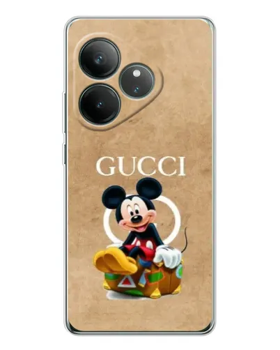 Чехол для Realme GT Neo 6 с картинкой «Микки Маус Gucci — крафт» Чехол для Realme GT Neo 6 с картинкой «Микки Маус Gucci — крафт»