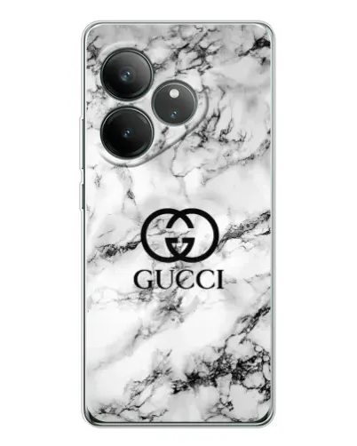 Чехол для Realme GT Neo 6 с картинкой «Gucci — мраморный шик» Чехол для Realme GT Neo 6 с картинкой «Gucci — мраморный шик»