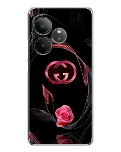 Чехол для Realme GT Neo 6 с картинкой «Gucci — неоновая роза» Чехол для Realme GT Neo 6 с картинкой «Gucci — неоновая роза»
