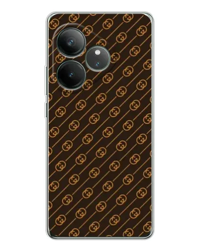 Чехол для Realme GT Neo 6 с картинкой «Gucci — золотые диагонали» Чехол для Realme GT Neo 6 с картинкой «Gucci — золотые диагонали»