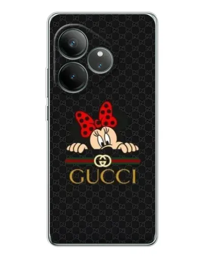 Чехол для Realme GT Neo 6 с картинкой «Минни Маус Gucci — черный» Чехол для Realme GT Neo 6 с картинкой «Минни Маус Gucci — черный»