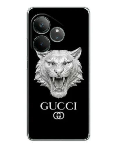 Чехол для Realme GT Neo 6 с картинкой «Gucci — серебряный лев» Чехол для Realme GT Neo 6 с картинкой «Gucci — серебряный лев»