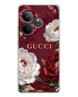 Чехол для Realme GT Neo 6 с картинкой «Gucci — бордовые розы» Чехол для Realme GT Neo 6 с картинкой «Gucci — бордовые розы»
