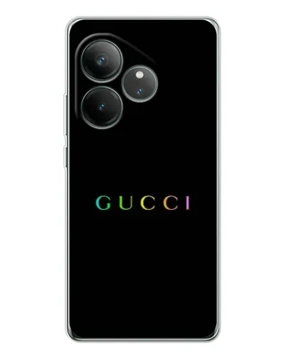 Чехол для Realme GT Neo 6 с картинкой «Gucci — неоновый минимализм» Чехол для Realme GT Neo 6 с картинкой «Gucci — неоновый минимализм»
