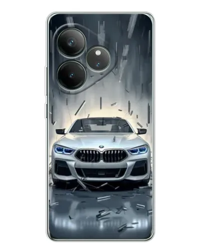 Чехол для Realme GT Neo 6 с картинкой «BMW в свете фар» Чехол для Realme GT Neo 6 с картинкой «BMW в свете фар»