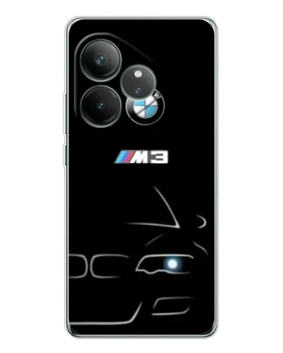 Чехол для Realme GT Neo 6 с картинкой «Минималистичный принт BMW M3» Чехол для Realme GT Neo 6 с картинкой «Минималистичный принт BMW M3»