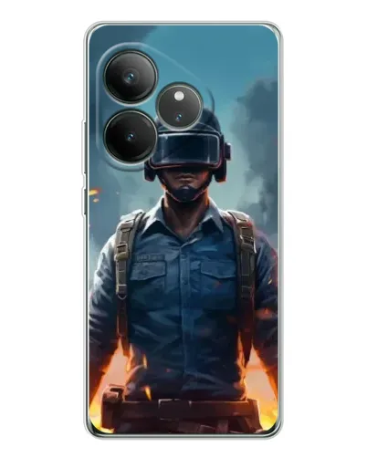 Чехол для Realme GT Neo 6 с картинкой «PUBG — реалистичный герой» Чехол для Realme GT Neo 6 с картинкой «PUBG — реалистичный герой»