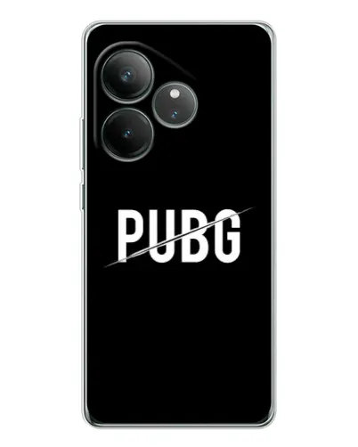 Чехол для Realme GT Neo 6 с картинкой «PUBG — белый логотип» Чехол для Realme GT Neo 6 с картинкой «PUBG — белый логотип»