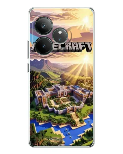 Чехол для Realme GT Neo 6 с картинкой «Minecraft панорама» Чехол для Realme GT Neo 6 с картинкой «Minecraft панорама»