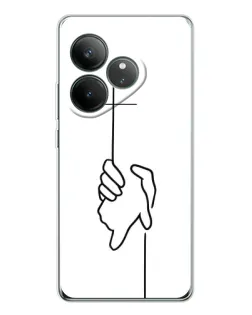 Чехол для Realme GT Neo 6 с картинкой «Рука держит» Чехол для Realme GT Neo 6 с картинкой «Рука держит»