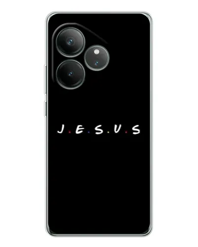 Чехол для Realme GT Neo 6 с картинкой «Точки веры J.E.S.U.S.» Чехол для Realme GT Neo 6 с картинкой «Точки веры J.E.S.U.S.»