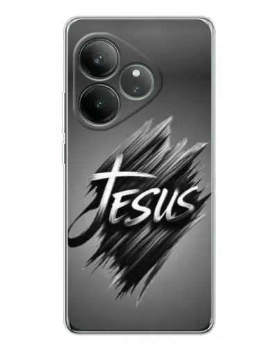 Чехол для Realme GT Neo 6 с картинкой «Надпись Jesus Graffiti» Чехол для Realme GT Neo 6 с картинкой «Надпись Jesus Graffiti»