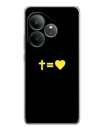 Чехол для Realme GT Neo 6 с картинкой «Сердце и Крест» Чехол для Realme GT Neo 6 с картинкой «Сердце и Крест»