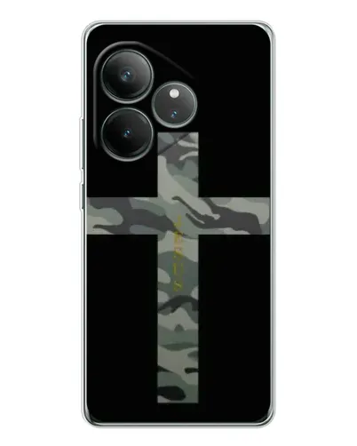 Чехол для Realme GT Neo 6 с картинкой «Милитари Крест» Чехол для Realme GT Neo 6 с картинкой «Милитари Крест»