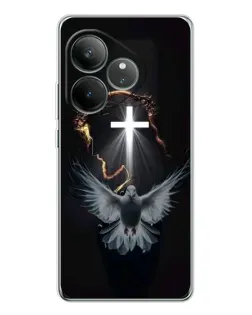 Чехол для Realme GT Neo 6 с картинкой «Голубь и Свет»