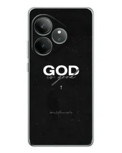 Чехол для Realme GT Neo 6 с картинкой «GOD — Бог над всем»