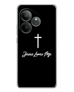 Чехол для Realme GT Neo 6 с картинкой «Иисус любит тебя»