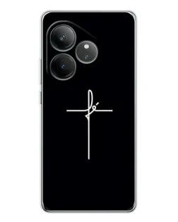 Чехол для Realme GT Neo 6 с картинкой «Тонкий крест»