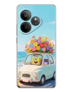 Чехол для Realme GT Neo 6 с картинкой «Автомобильное путешествие»
